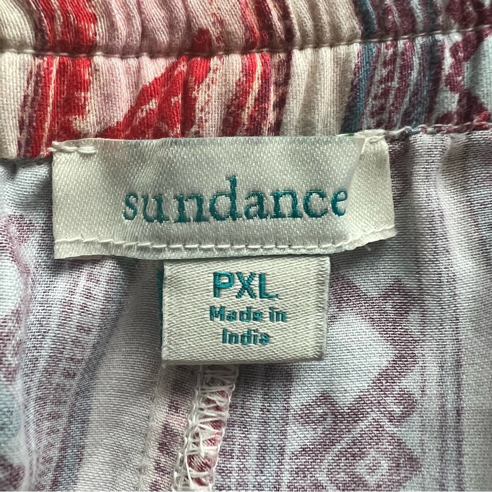 Sundance Multicolor Striped Aztec Waistband Pants - PXL - Picture 4 of 5